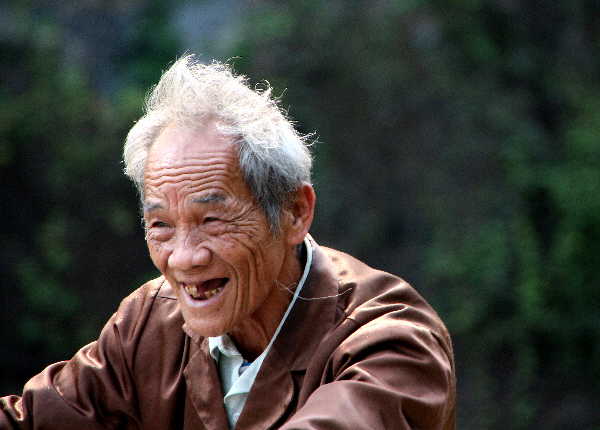 Foto: alter Mann in Vietnam